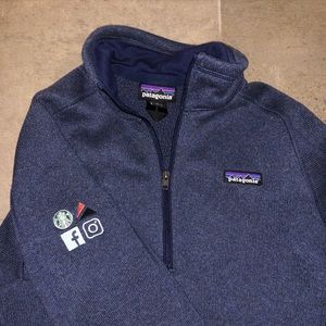 unisex Patagonia fleece in woman’s sizing
